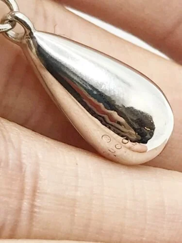 アクセサリー GUCCI Teardrop Designed Silver Ring Gucci Sterling Silver Teardrop Charm Ring Size 5.5 | eBay